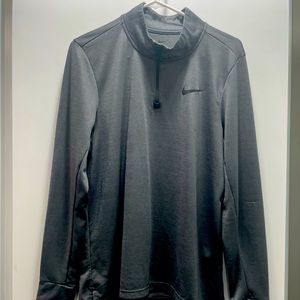 NIKE Dri-Fit Grey Long Sleeve Quarter Zip